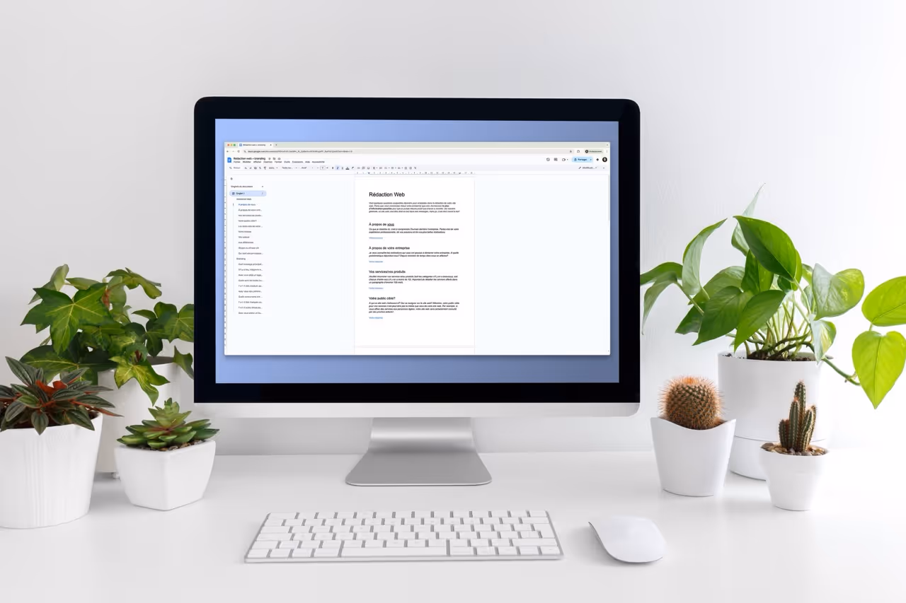 Mockup d'un ordinateur avec un formulaire